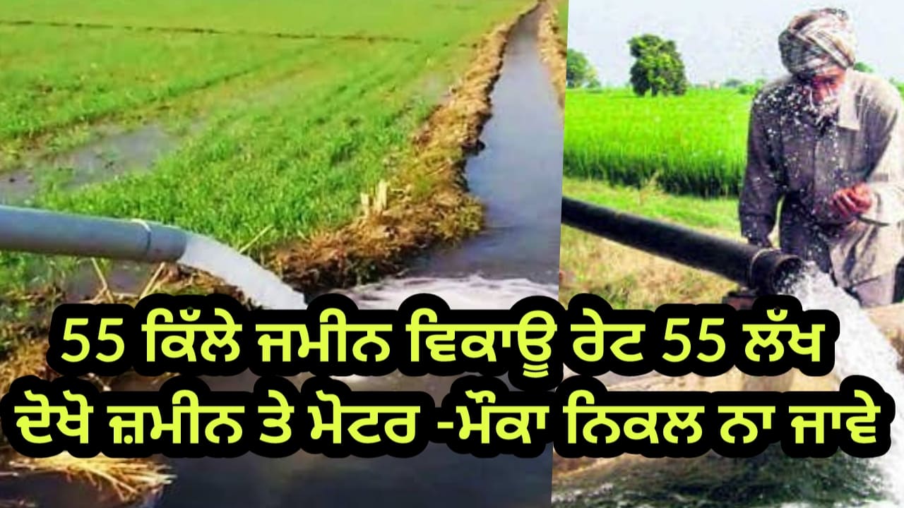 55 ਕਿੱਲੇ ਜਮੀਨ ਵਿਕਾਊ ਰੇਟ ਜਾਣੋ ਰੇਟ
